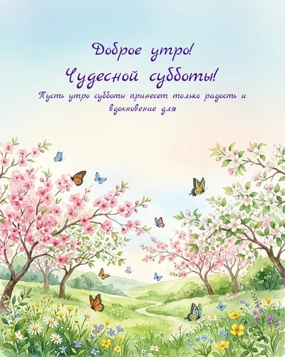 Доброе утро! Чудесной субботы! — morning spring 11